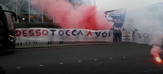Bologna Empoli, il video dei tifosi