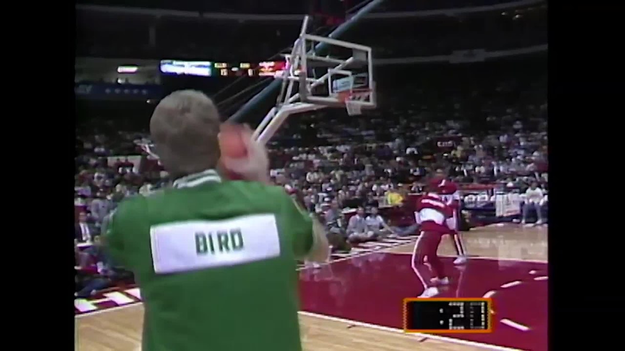 This Day In History Larry Bird Wins the 1988 3Point Shooting Contest