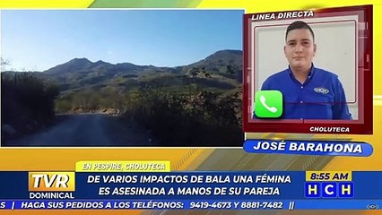 ¡A disparos! A manos de su compañero de hogar pierde la vida una mujer en aldea San Bosco de Pespire