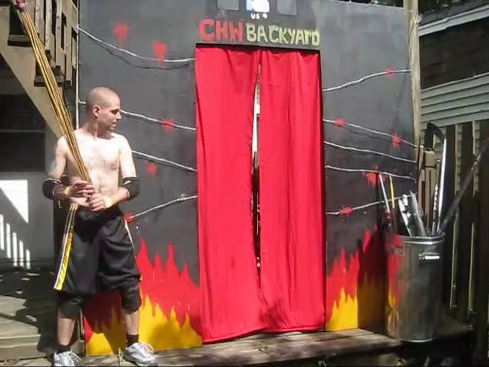 Swede Savard VS ??? - CHW Backyard Wrestling