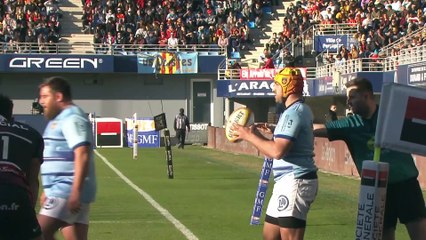 TOP 14 - Essai de Xavier CHIOCCI (USAP) - USA Perpignan - Stade Toulousain - J17 - Saison 2021/2022