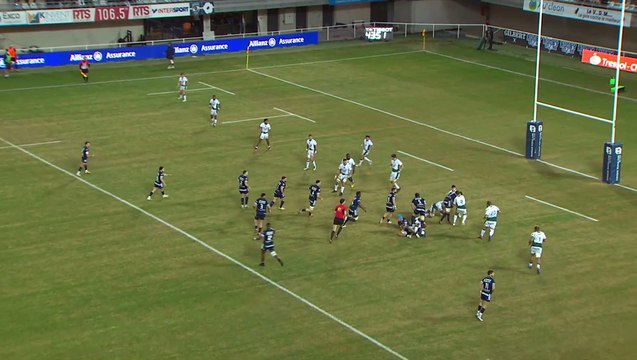 TOP 14 - Essai de Jacobus Meyer REINACH 2 (MHR) - Montpellier Hérault Rugby - Section Paloise - J17 - Saison 2021/2022