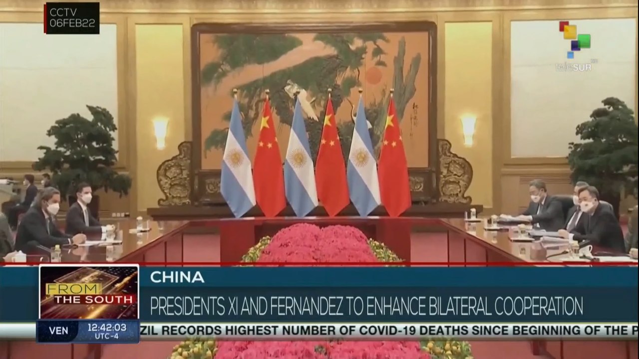 FTS 12:30 06-02:Presidents Xi and Fernandez to enhance bilateral cooperation