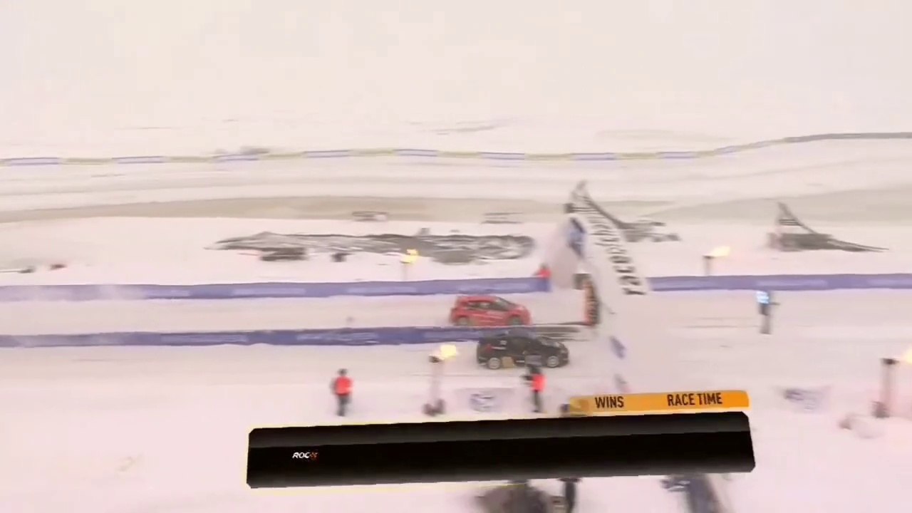 Race Of Champions 2022 Sweden Kristoffersson vs Ekstrom 0.010 Solberg Loeb Finish Same Time