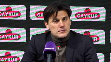 Vincenzo Montella: "Defansif anlamda mücadele etmek zorunda kaldık"