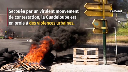 Violences en Guadeloupe : Emmanuel Macron juge la situation « explosive »