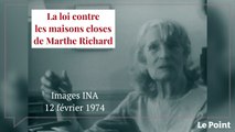 Décembre 1974 : retour sur la loi contre les maisons closes de Marthe Richard