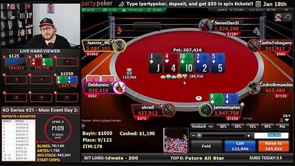 CRAZY RUN KNOCKOUT SERIES MAIN EVENT with Jaime Staples - HideoutTV