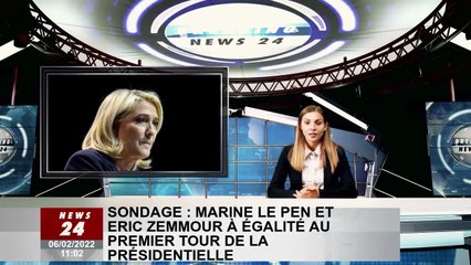 Sondage : Marine Le Pen et Eric Zemour à égalité au premier tour de la présidentielle