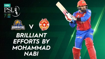 Brilliant Efforts By Mohammad Nabi | Karachi Kings vs Islamabad United | Match 14 | HBL PSL 7 | ML2G