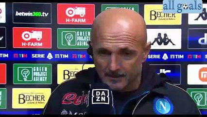 Venezia-Napoli 6/2/22 intervista post-partita Luciano Spalletti