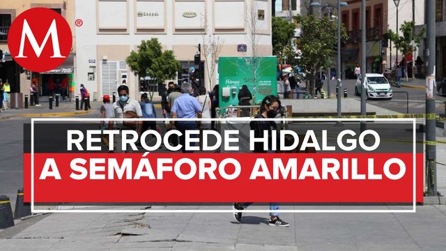 Hidalgo regresa a semáforo amarillo tras contagios y muertes por covid-19