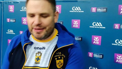 Steelstown manager Hugh McGrath delighted at All Ireland final win