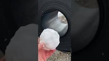 Hot Coil Rapidly Melts Snow