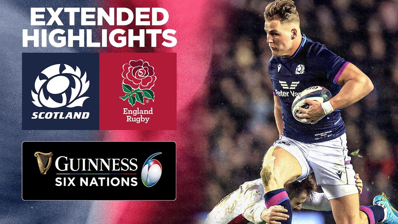 Scotland v England | Extended Match Highlights | 2022 Guinness Six Nations