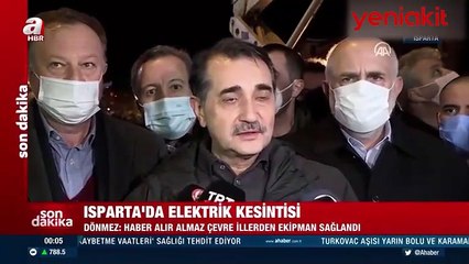 Bakan Dönmez'den elektrik kesintisi açıklaması