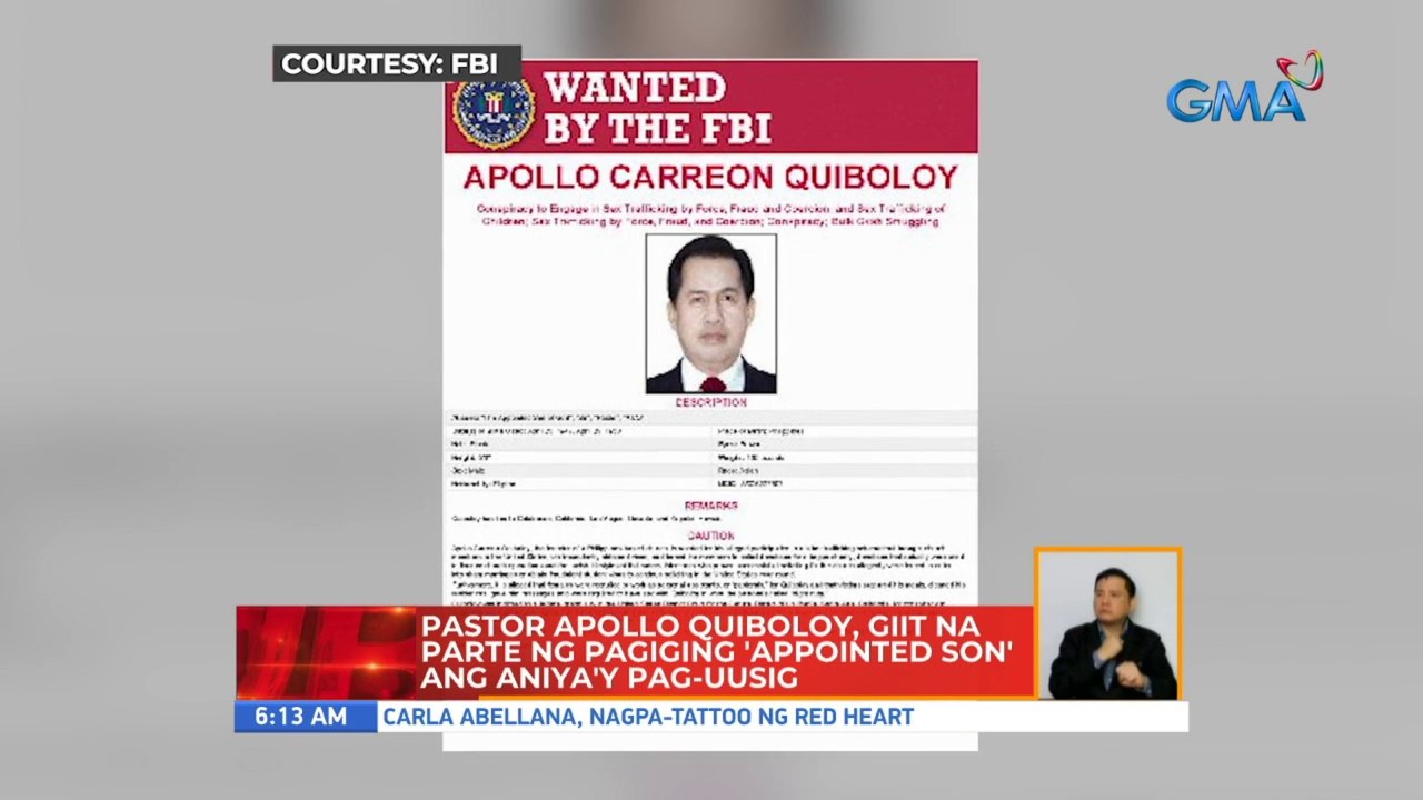 Pastor Apollo Quiboloy, giit na parte ng pagiging 'appointed son' ang aniya'y pag-uusig | UB