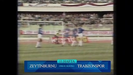 Zeytinburnuspor 1-3 Trabzonspor 18.11.1990 - 1990-1991 Turkish 1st League Matchday 11