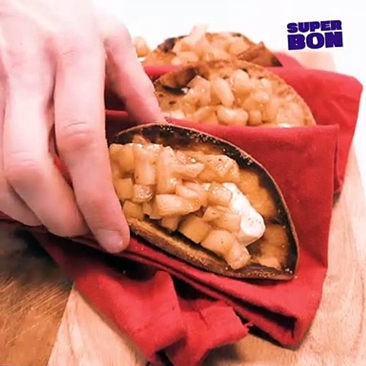 Tarte aux pommes façon tortillas