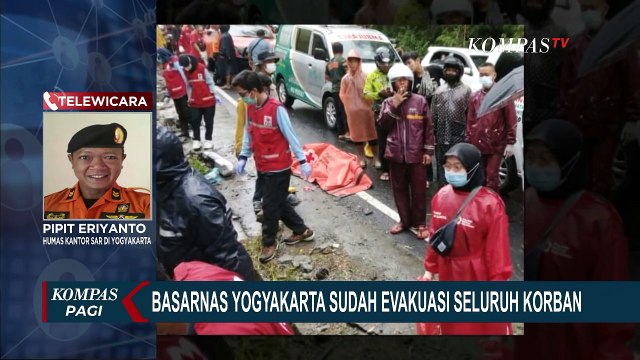 Kecelakaan Bus di Bantul, Dirlantas Polda DI Yogyakarta: Kondisi Jalan Licin Karena Hujan