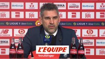 Gourvennec : «On s'est plombé le match tout seul» - Foot - L1 - Lille