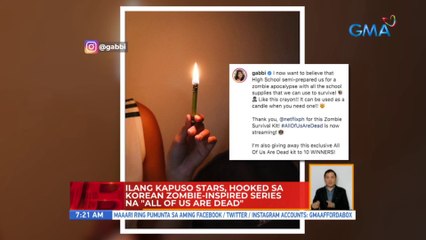 Ilang Kapuso stars, hooked sa Korean zombie-inspired series na 'All of Us Are Dead' | UB