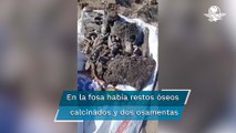 Fiscalía recupera restos óseos calcinados en crematorio clandestino localizado en Sonora
