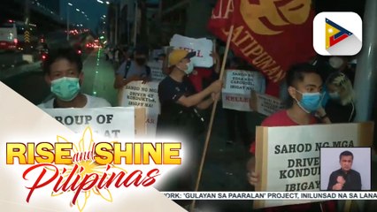 Ilang drivers at konduktor ng EDSA Carousel na hindi pa sumasahod, nagprotesta
