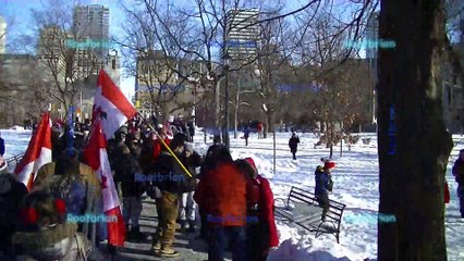 That fringe (freedumb) "freedom" convoy which hits toronto, estimated only 675 in total showed up