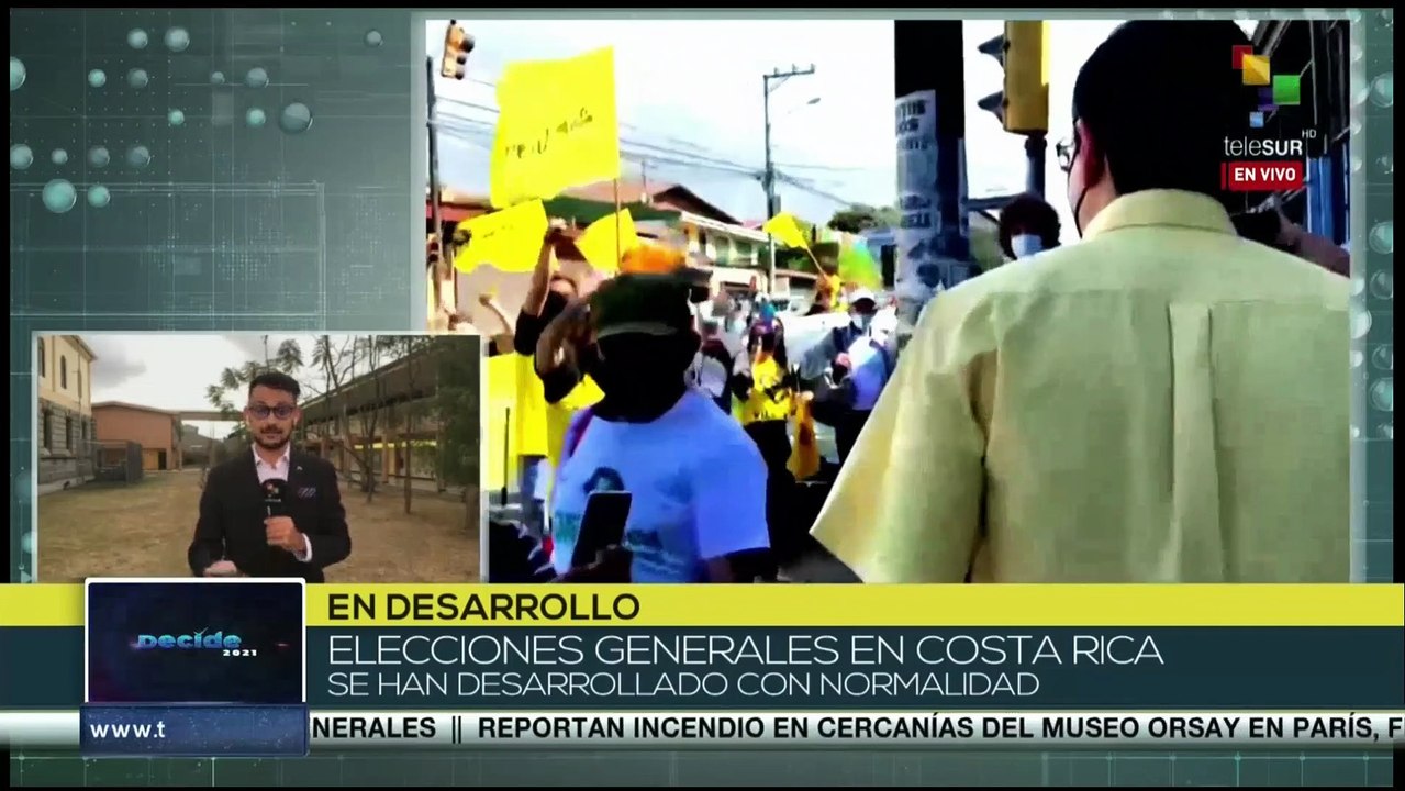 Costa Rica: A pocas horas del cierre autoridades electorales reportan normalidad en sufragios