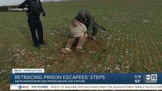 Retracting prison escapees' steps