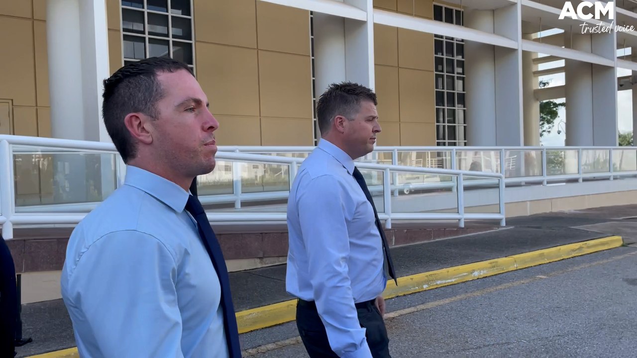 Constable Zachary Rolfe leaves court charged with the alleged murder of 19-year-old Kumanjayi Walker | February 7, 2022 | Katherine Times