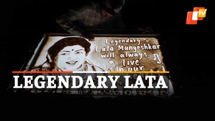 Must Watch: Tribute To Lata Mangeshkar By Sand Artist Manas