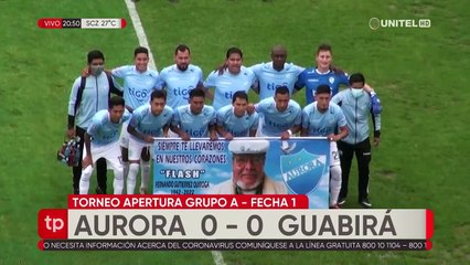 Aurora y Guabirá empataron