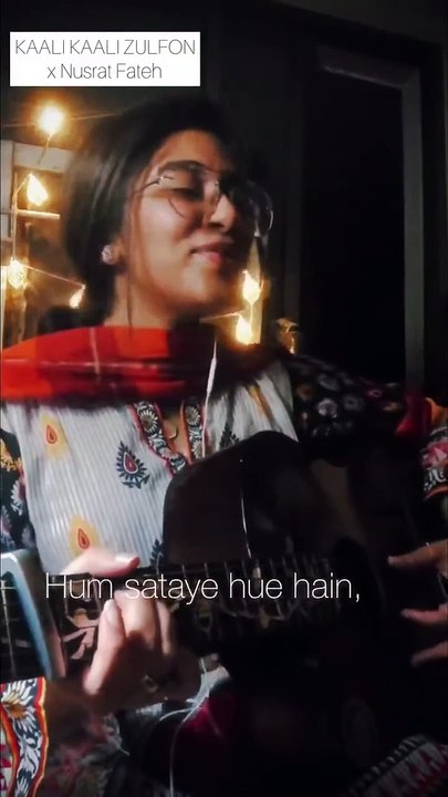 Kali kali zulfon ke phande na dalo - Unplugged cover by Rida khan
