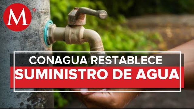 Reanudan abasto de agua en CdMx y Edomex tras reparación en Sistema Cutzamala