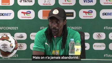 Finale - Cissé : "Les garçons n'ont jamais abandonné"