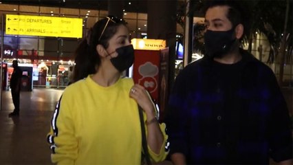 Yami Gautam एयरपोर्ट पर बहुत सीरियस बात करती दिखी; | FilmiBeat