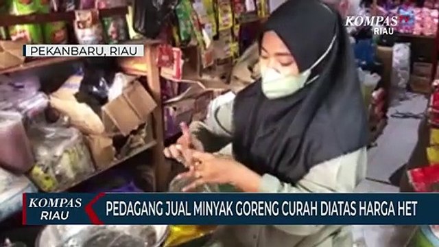 Pedagang Jual Minyak Goreng Curah Diatas Harga HET