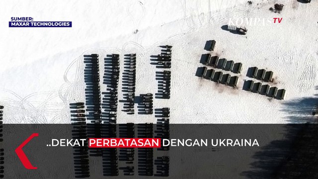 Gambar Satelit Pengerahan Pasukan Militer Rusia di Belarusia Selatan