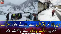 Road connecting Dir Bala to Chitral closed due to heavy snowfall