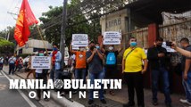 Drivers and conductors plying EDSA  troop to LTFRB to call out the anomalies of “Libreng Sakay”