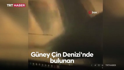 Güney Çin Denizi'ne düşen F35'in görüntüleri yayınlandı