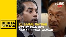 KJ gagal rayu keputusan kes saman fitnah Anwar
