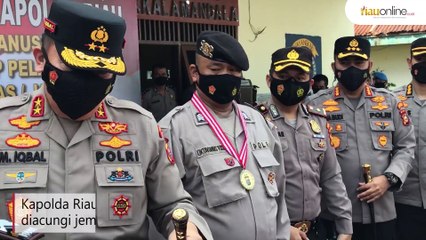 Gagalkan Aksi Jambret, Bripka Oktavianus Dapat Penghargaan Dari Kapolda Riau !!
