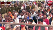 रक्षा मंत्री राजनाथ सिंह ने चुनावी सभा को किया संबोधित
