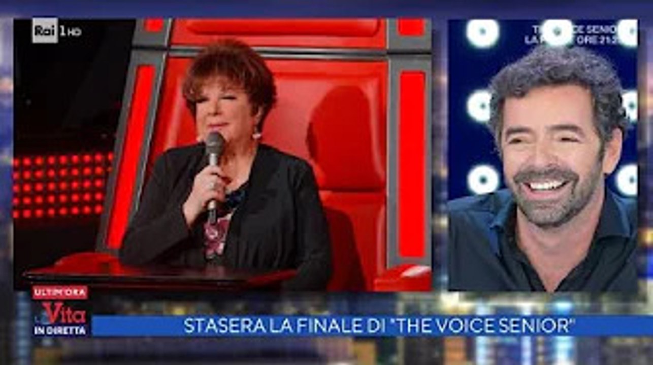 La vita in diretta, Orietta Berti in collegamento dallo studio di The Voice Senior Mi dispiace che
