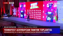 Teknofest Azerbaycan'ın tanıtım toplantısında Selçuk Bayraktar konuştu