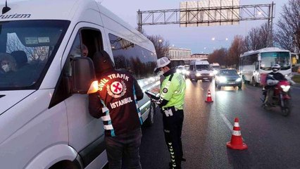 Bakırköy ve Sarıyer'de okul servislerine denetim