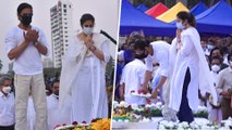 Lata Mangeshkar Funeral: Shahrukh Khan Touched Her Feet, Offered Dua